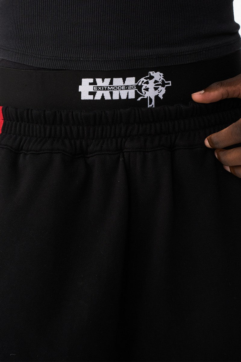 Double Waist Print Sweatpants