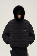 Oversized Detachable Fur Down Jacket