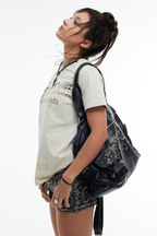 Star Print Shoulder Tee