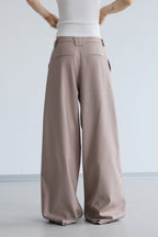 Striped Crease Trousers