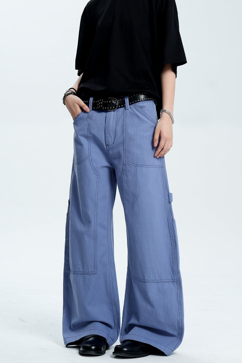 French Blue Workwear Pants