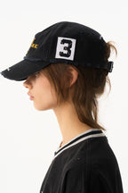 Embroidered Distressed Baseball Cap