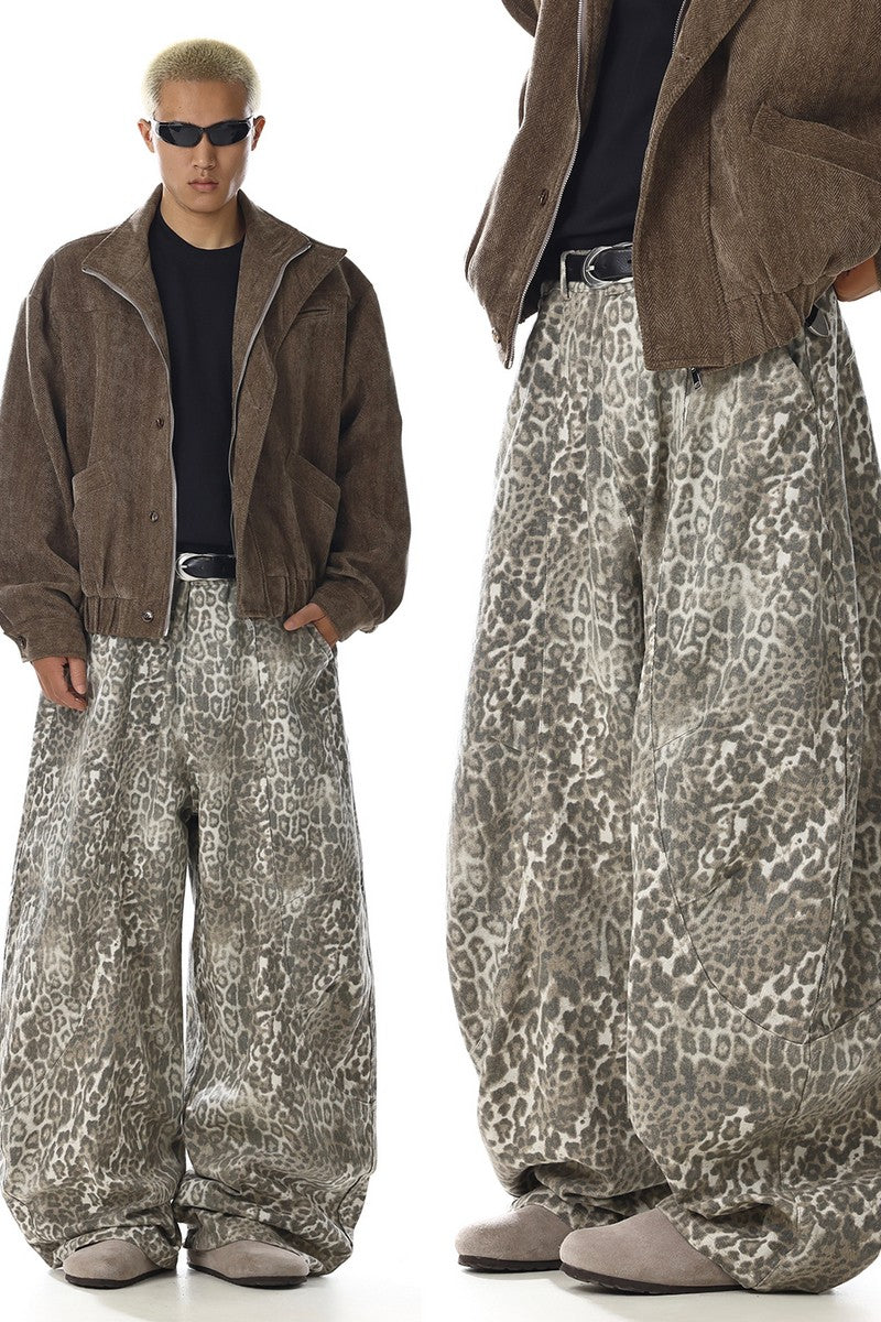 Washed Blade Cut Cargo Pants