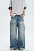 Blue Straight Cleanfit Jeans