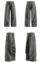Wrinkled Paratrooper Cargo Pants