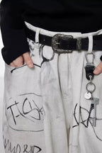 Graffiti Oversized Jeans