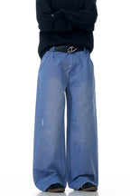 Paint Splatter Washed Jeans
