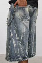 Lightning Pattern Jorts