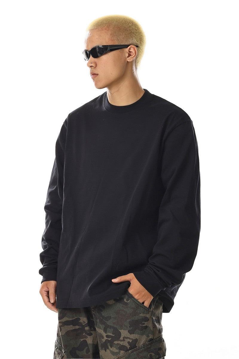 Basic Solid Long Sleeve Tee