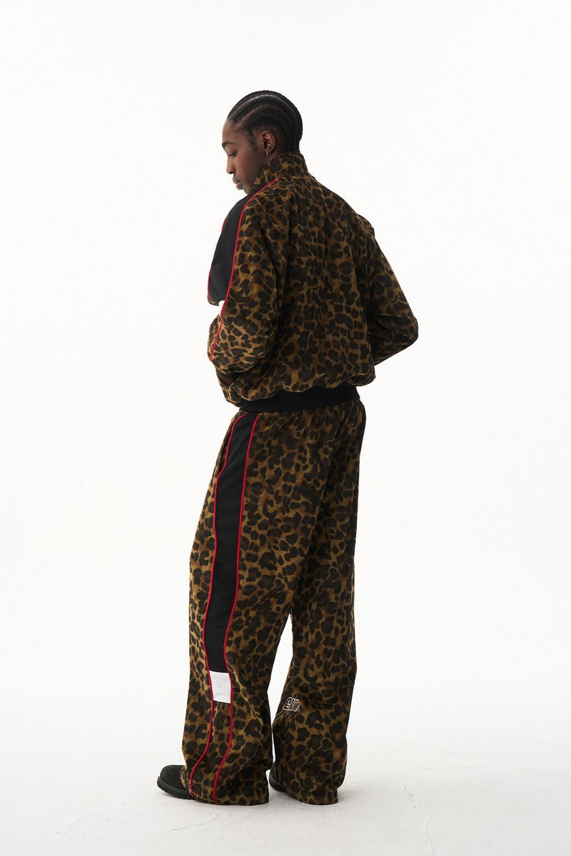 Leopard Print Relaxed Fit Jacket