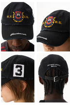Embroidered Distressed Baseball Cap
