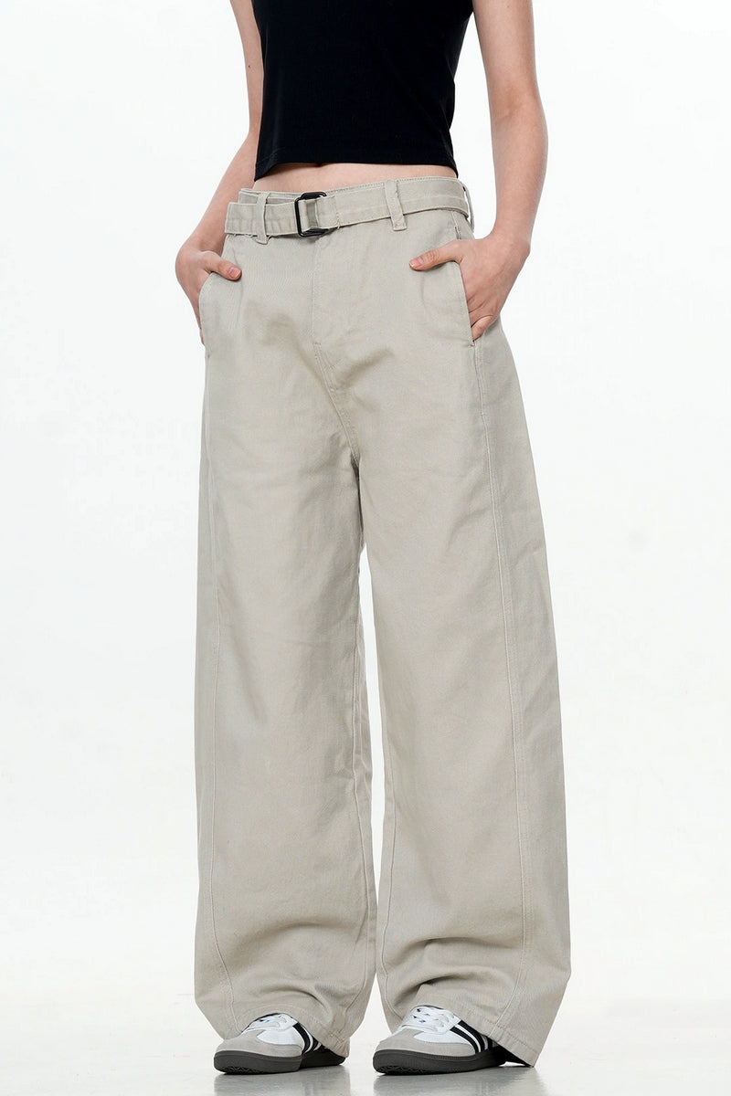 Belted Workwear Trousers