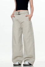 Belted Workwear Trousers