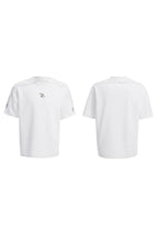 Rhinestone Zipper Detail T-Shirt
