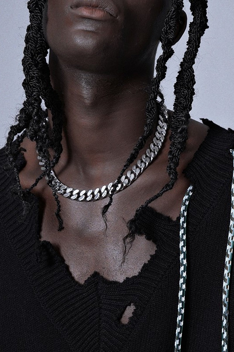 Brushed Cuban Link Necklace