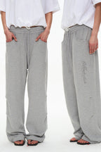 Embroidered Loose Sweatpants