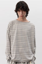 Striped Rolled Cuff Long Sleeve