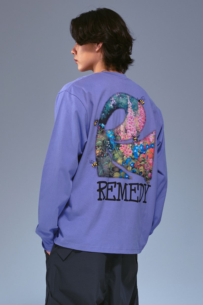 Floral Insect Embroidery Tee