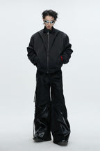 Deconstructed Padded Bomber Jacket