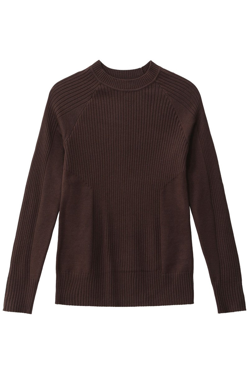 Ribbed Slim Fit Knit Tee