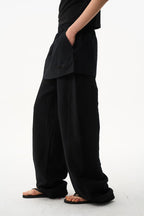 Plaid Wide Leg Pants