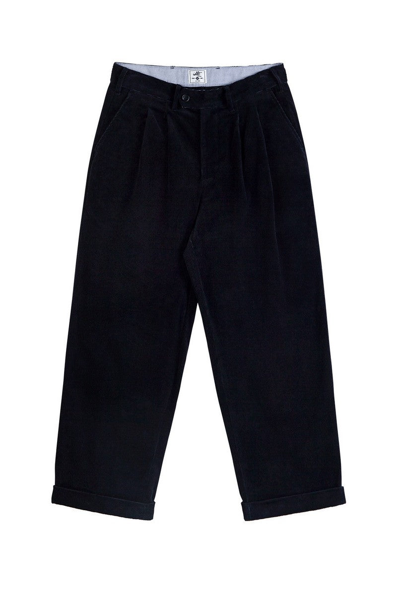 Corduroy Pleated Wide Leg Pants