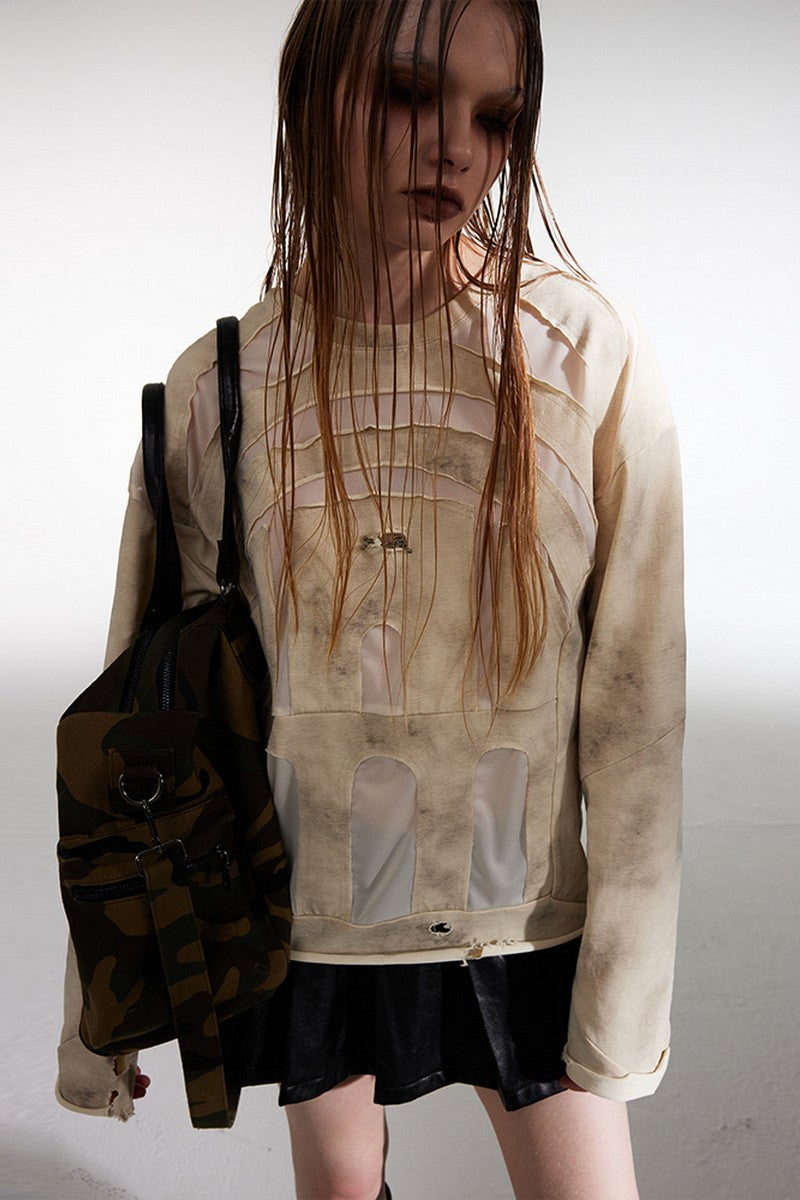 Faded Church Crewneck