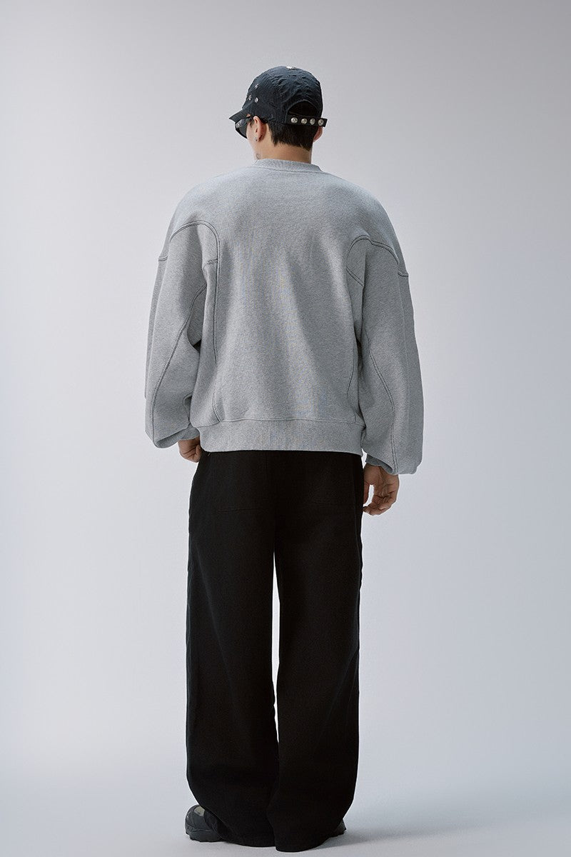 Embroidered Logo Heavyweight Sweatshirt