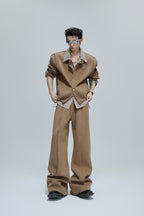 Striped Layered Sweatpants