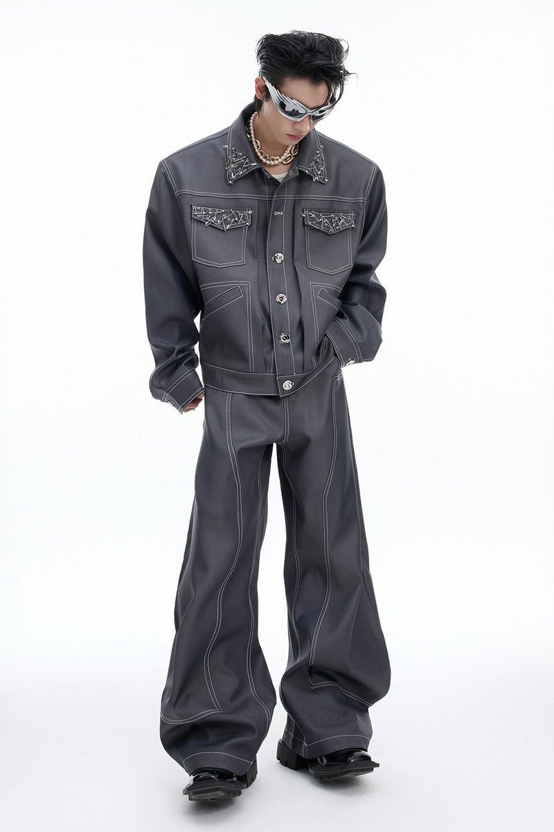 Structure Detail Work Pants