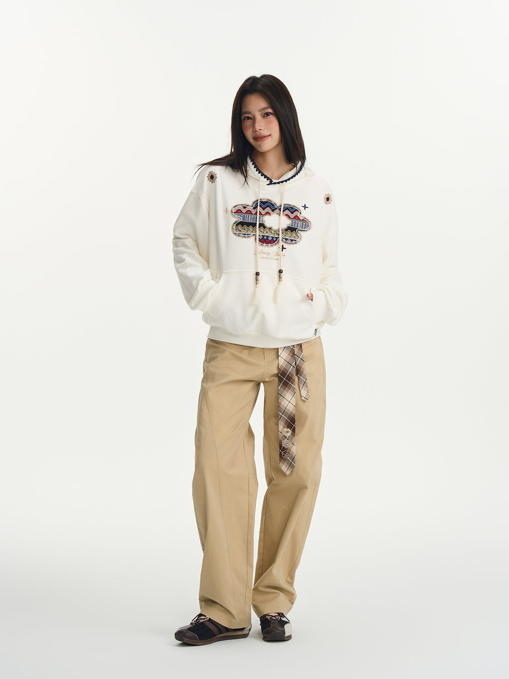 Floral Patchwork Hoodie