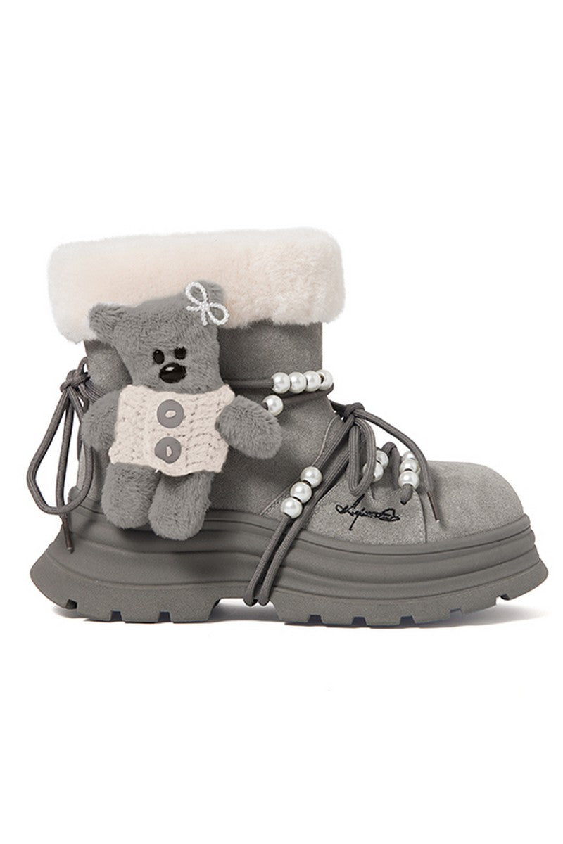 Chunky Sole Snow Boots