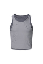 Layered Distressed Fitted Tank