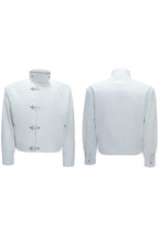 Ostrich Leather Lined Puffer Jacket