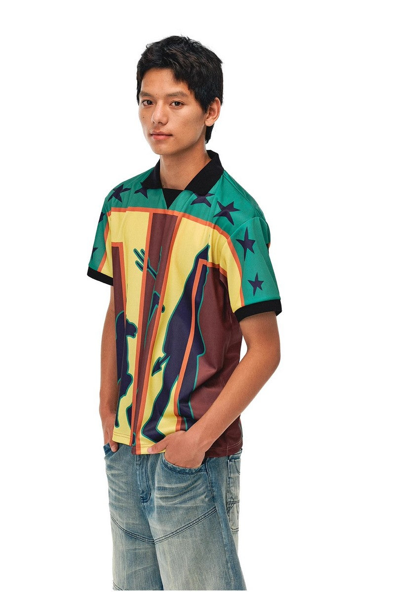 Colorblock Quick-Dry Polo Shirt