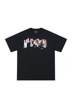 Rose Butterfly Embroidered Tee