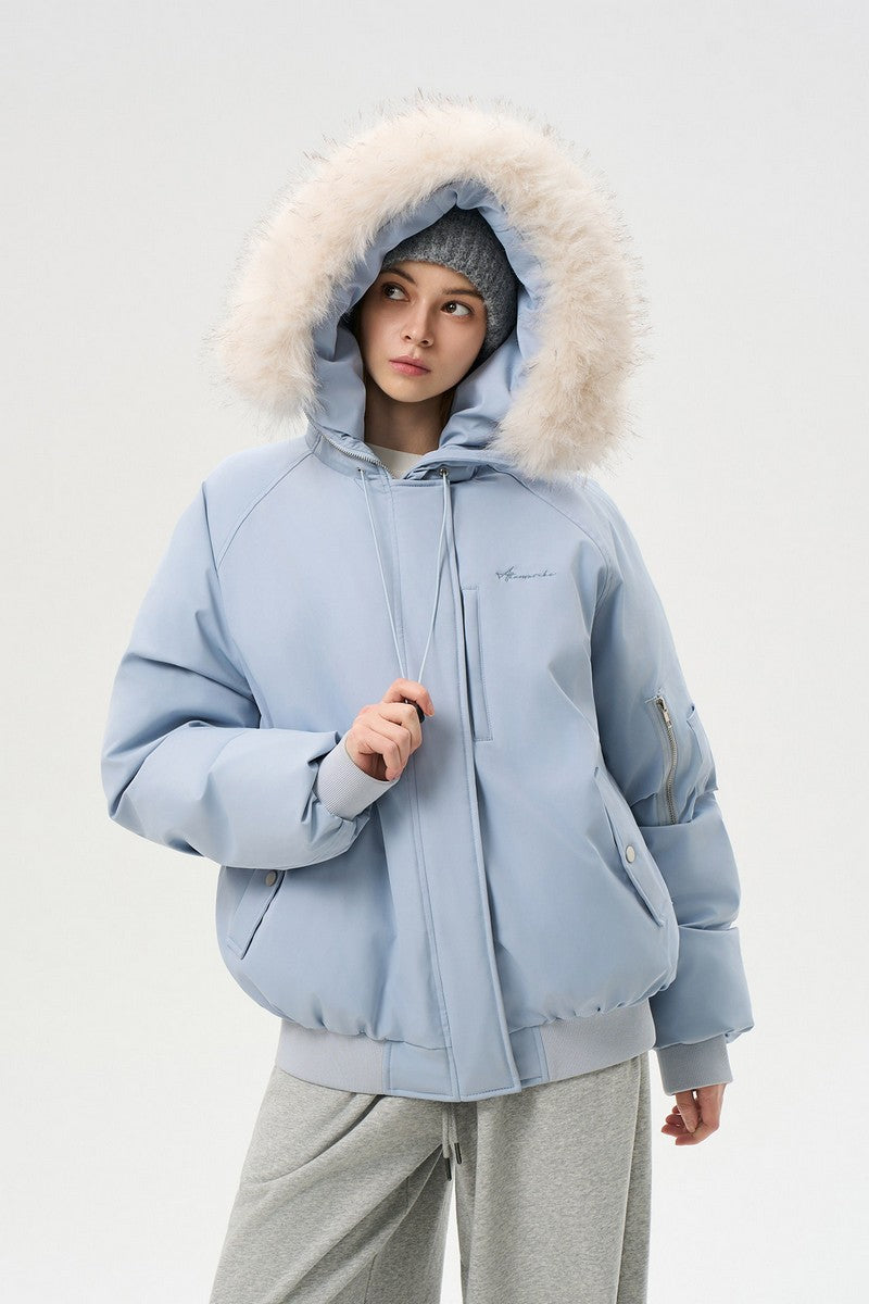 Detachable Fur Parka Jacket
