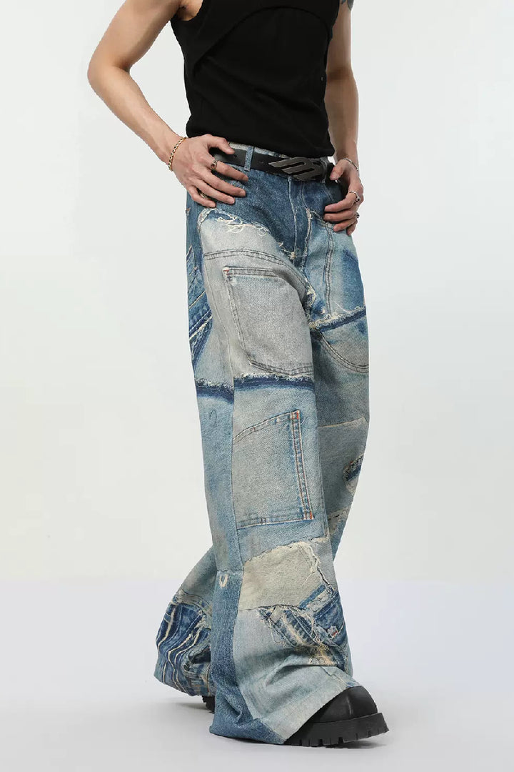 Patchwork Vintage Jeans