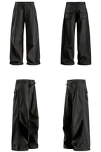 Wrinkled Paratrooper Cargo Pants