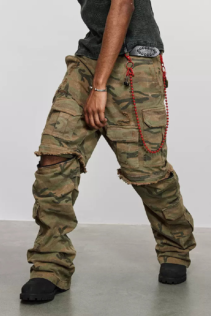『Copping Zone』Heavyweight Camo Distressed Cargo Pants O1CN01jMplYM2IuyyxgAR2b_161589