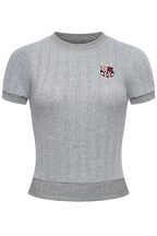 Textured Knit Slim Pullover
