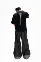 Metal Spine Padded T-Shirt