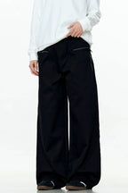 Adjustable Straight-Leg Cargo Pants