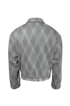 Diamond Quilted Fleece Jacket
