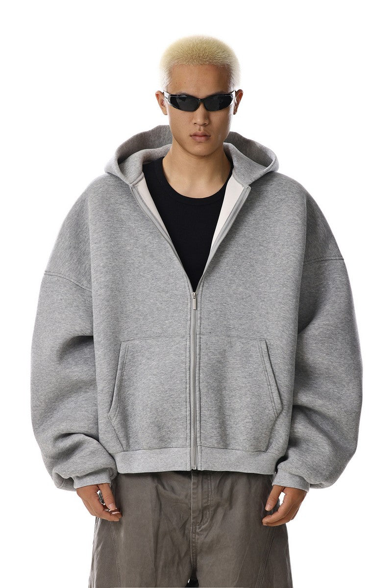 Heavy Zip-Up Hoodie