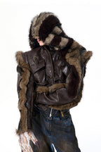 Faux Mink Trapper Hat