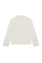 Boxy Henley Long Sleeve Tee