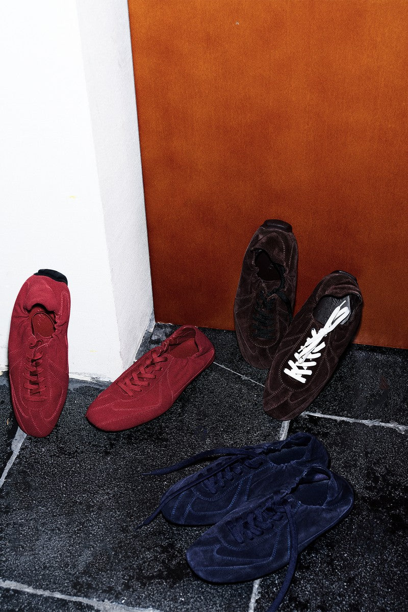 Suede Leather German Trainer Sneakers