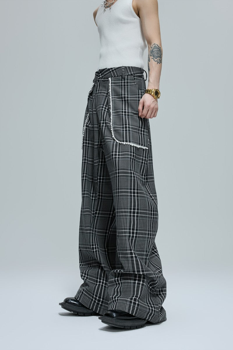 Houndstooth Pearl Sweatpants