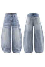 Blade Cut Cleanfit Baggy Jeans